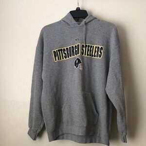 NFL Pittsburgh Steeler Gray Hoodie Large